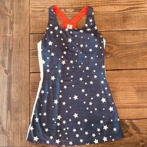 Fabulous Rare Sparkly Stars Fila Tennis Dress! Like New!